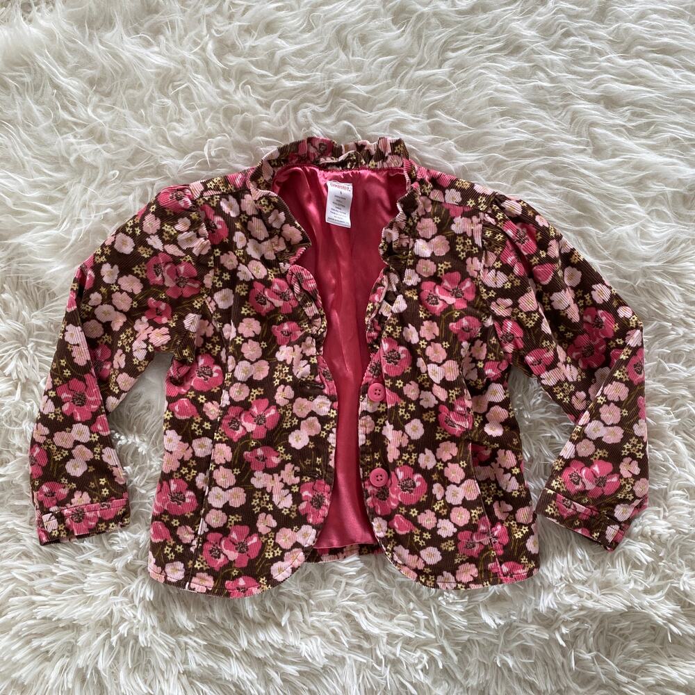 Gymboree Primrose Floral Corduroy Blazer, size 5